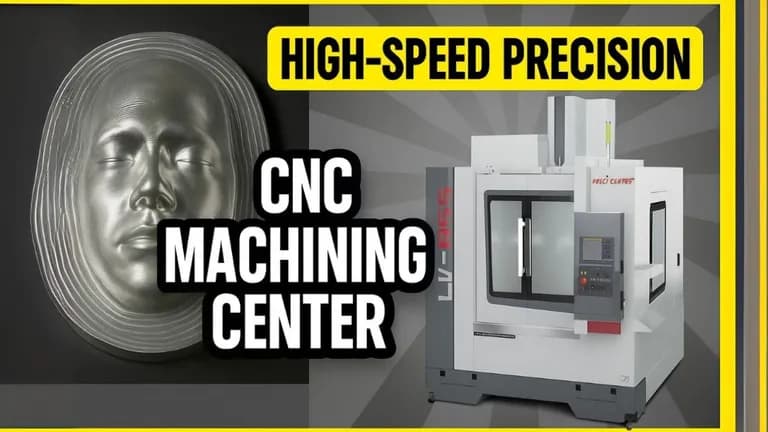 Industrial advanced CNC machine engineered for high-precision automated milling, cutting, and aerospace component manufacturing.