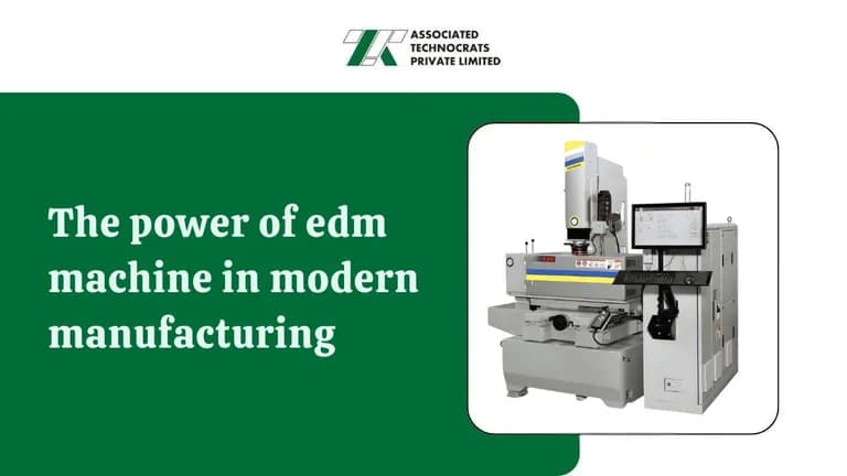 Industrial CNC EDM machine engineered for high-precision die sinking and cutting hard metals without mechanical stress.