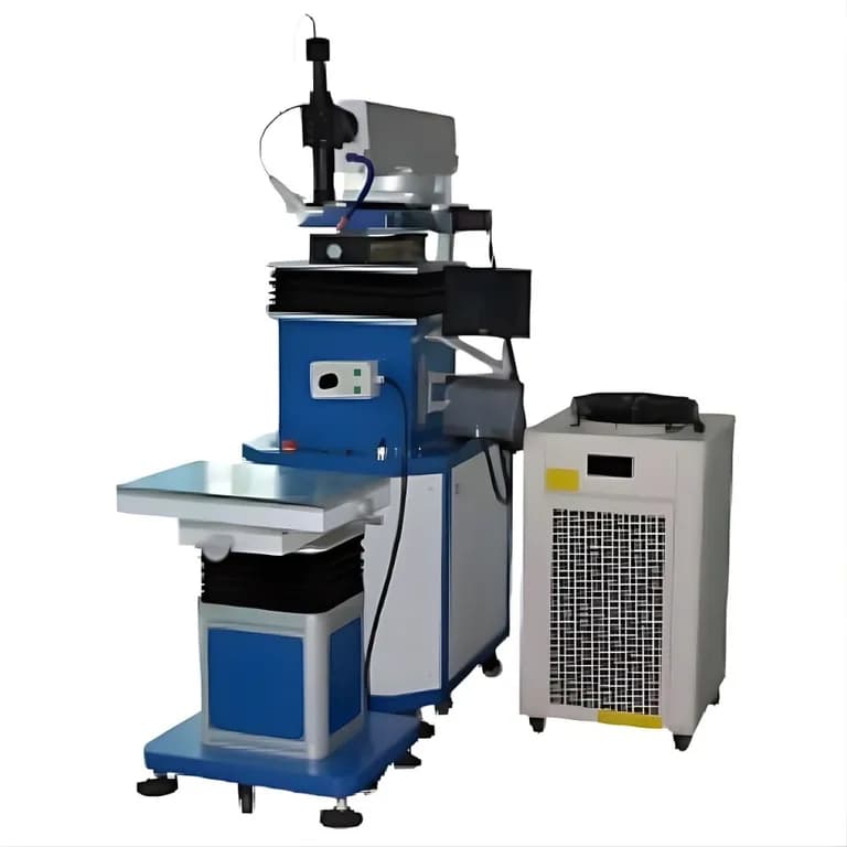 A highly versatile PRECILASER Crane Type Mould Laser Welding Machines setup available in up to 600W power. This heavy duty laser welding machine features a flexible overhead arm for repairing oversized dies, ensuring zero thermal distortion and excellent ROI for industrial mold repair.