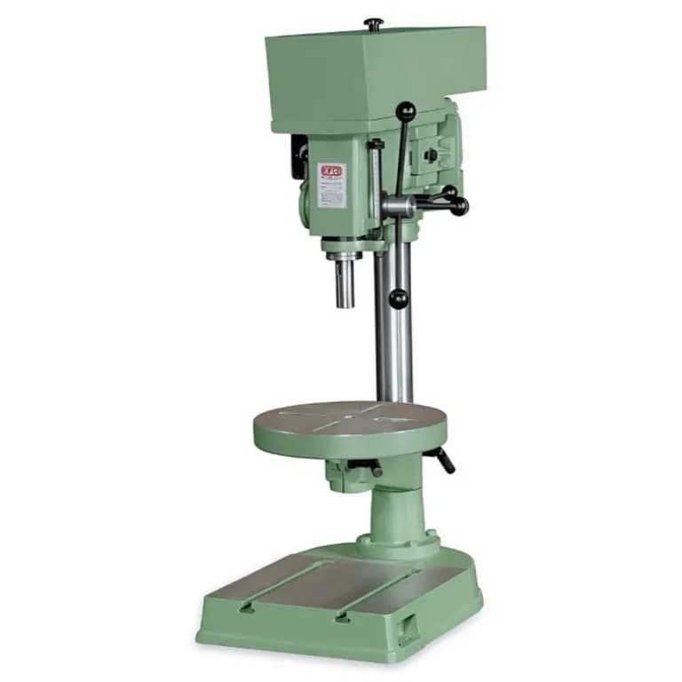 A robust Eifco Bench Drilling Machine built for precise metalworking, featuring a sturdy 76.2 mm pillar design and up to 20mm steel drilling capacity. This efficient industrial bench drilling machine guarantees low maintenance, exact spindle control, and strong ROI for demanding workshop environments.