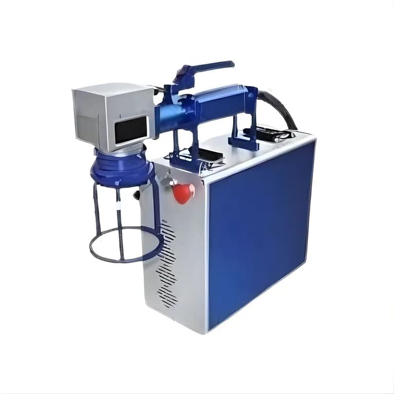A highly versatile Handheld Laser Marking Machine designed for precise metal engraving on oversized or heavy industrial parts. This premium Portable Laser Marking Machine delivers flawless traceability on the go, ensuring excellent ROI for shops needing a flexible fiber laser marking and engraving machine.