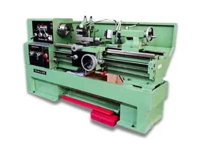 Preciturn all geared heavy duty lathe machine designed for precision industrial metal cutting and drilling operations.