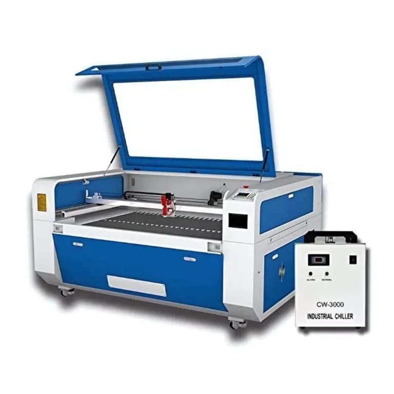 A highly precise CO2 Glass Tube Laser Marking Machine designed for rapid engraving on diverse substrates. This Co2 Laser Engraving Machine features an expansive 1300x900 mm marking area and up to 150W of power, ensuring brilliant ROI and precision for industrial packaging and fabric cutting.
