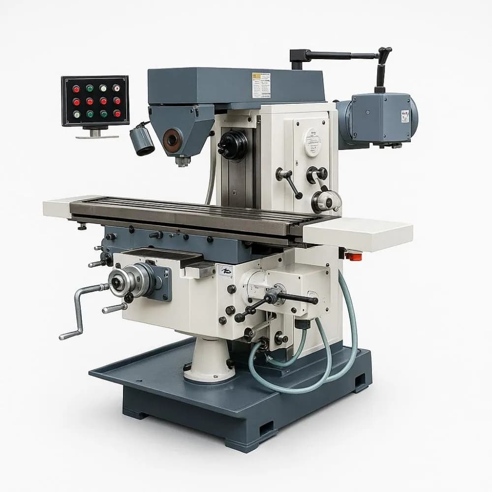 Industrial horizontal milling machine designed for heavy-duty metalworking and precision slotting operations.