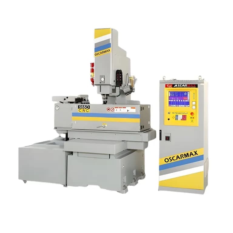A highly advanced OSCARMAX CNC EDM featuring FUZZY intelligence and precise 2.5D motion machining. This heavy-duty Sinker Edm Machine supports massive 11,000 kg workpieces, delivering exceptional precision and ROI for industrial electrical discharge machining applications.
