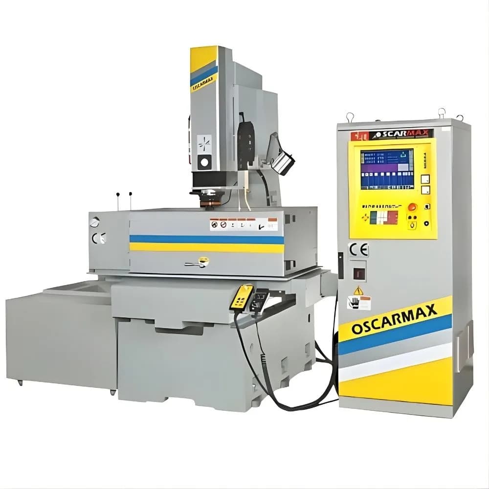 A highly advanced OSCARMAX NC EDM featuring automatic positioning and FUZZY intelligence. This heavy-duty spark erosion machine supports massive 11000 kg workpieces, delivering exceptional precision and ROI for industrial electrical discharge machining applications.