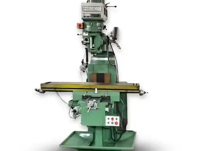Industrial vertical milling machine designed for precision metalworking operations.