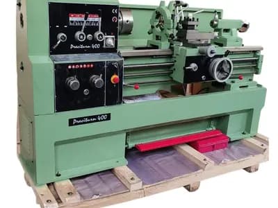 Preciturn all-geared industrial lathe designed for heavy-duty lathe machining and precision metalworking operations.