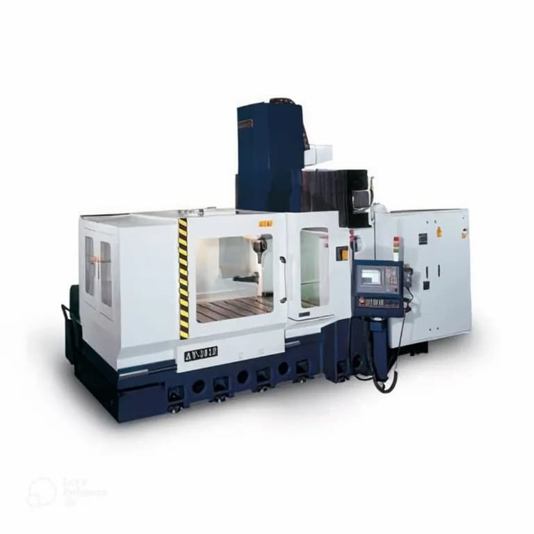 A heavy-duty Quick jet Double Column Machining Center featuring a high-speed FISCHER spindle up to 36,000 RPM. This premium double column vmc machine supports up to 4000 kg table loads, ensuring precise finishing and exceptional ROI for Automotive Parts Manufacturing.